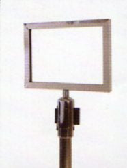 Portable Signage Frame for Retractable Q-Up Stand (Model LP11)