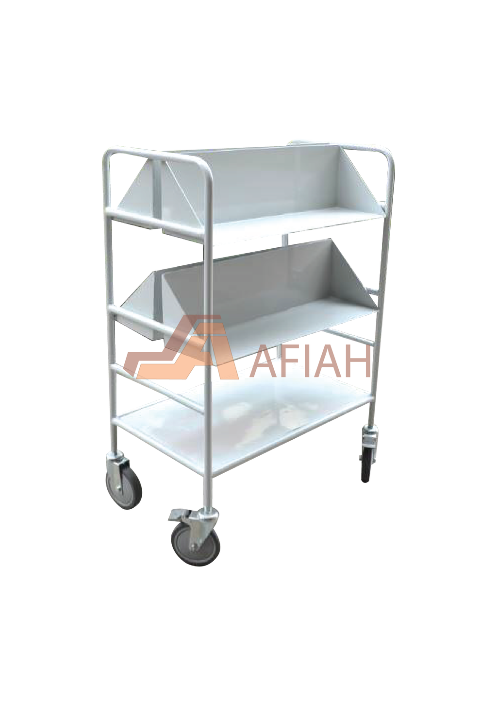 Double Sided Book Trolley (Model DS23)
