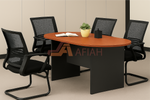 Oval Meeting Table, 2 Tone Colour (Model N36, N48)
