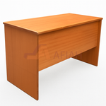 Natural Wood Rectangle Table with Mobile Pedestal (Model 218-00-24)