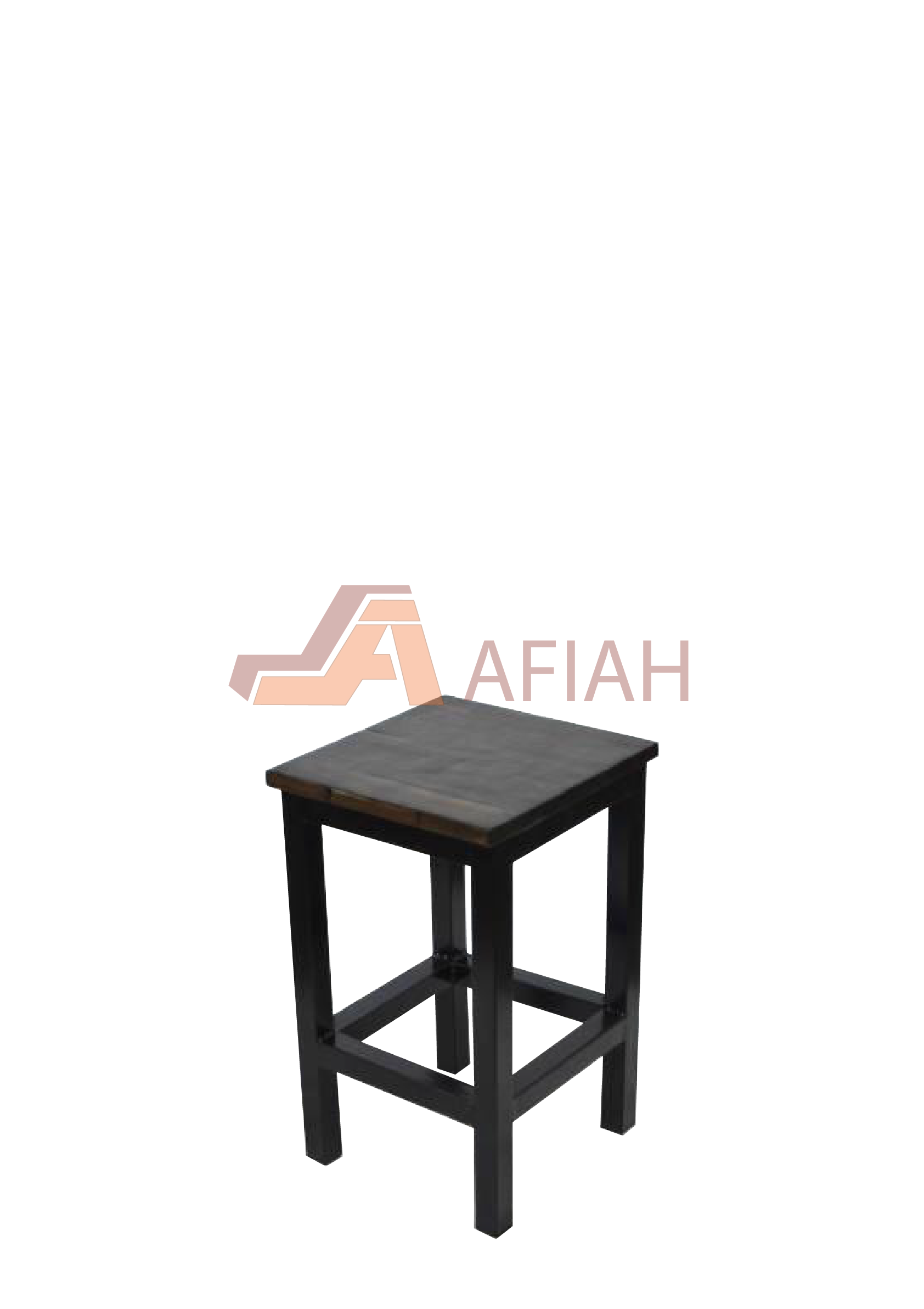 Natural Wood Low Stool (Model 0226L)