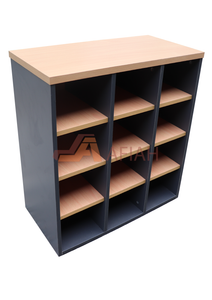 12-Hole Pigeon Hole Cabinet, 820mm Height (Model N46)