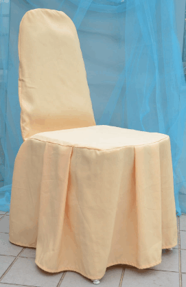 Plain Polyester Chair Cover for Hilton Banquet Chair (Model CC-A1)