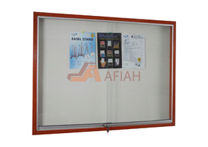 Notice Board Cabinet with Wooden Frame - Afia Manufacturing Sdn Bhd, Afiah Trading Company