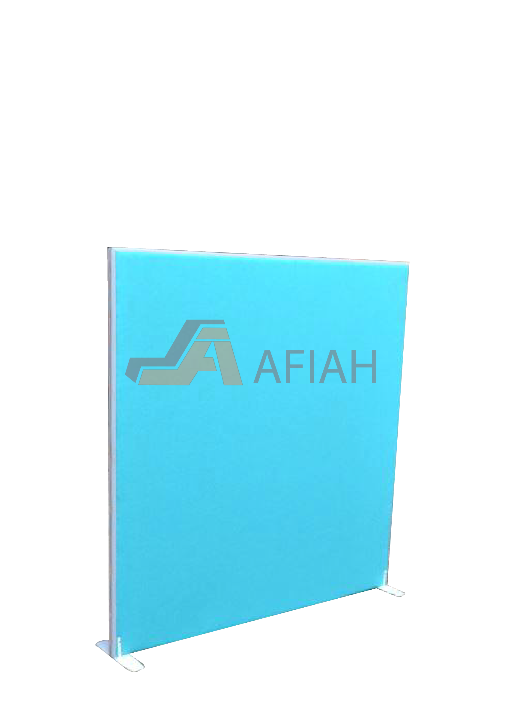 Full Fabric Board Free Standing Partition with Rubber Edging (Model PY43)