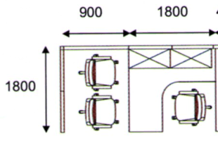 Workstation for 1 (Model WS1-V602A)