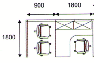 Workstation for 1 (Model WS1-V602A)