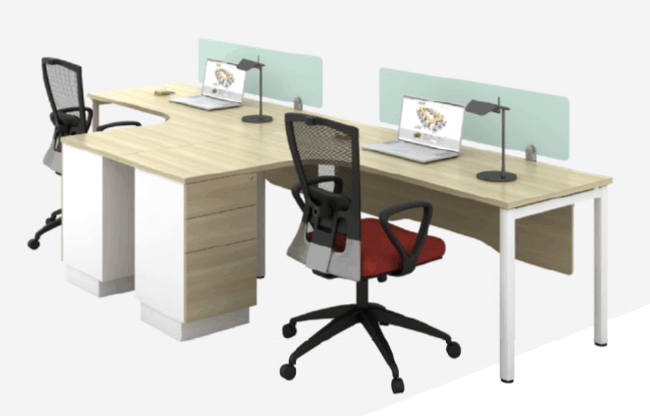 Workstation for 2 (Model WS4-TB-L15, WS4-TB-L18)