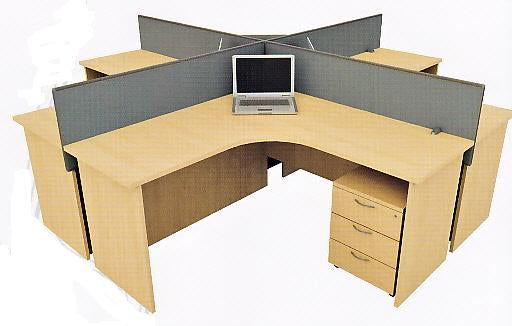 Workstation for 4 (WS4-V185B)