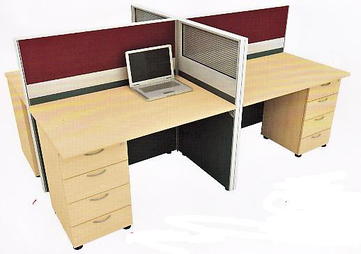 Workstation for 4 (Model WS4-V301B)