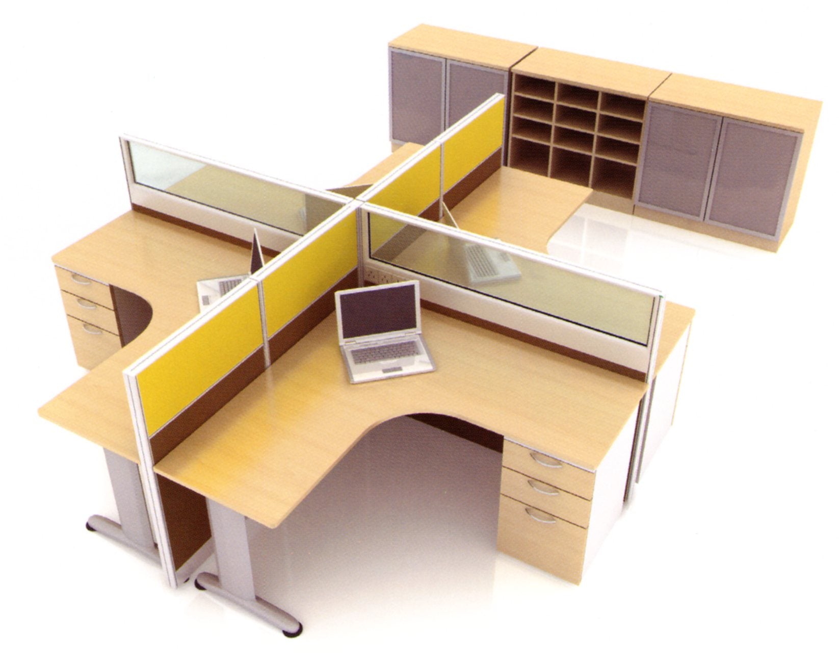 Workstation for 4 (Model WS4-V602A)